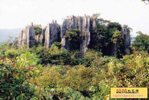 晓关侗族附近景点锣鼓圈岩溶石林