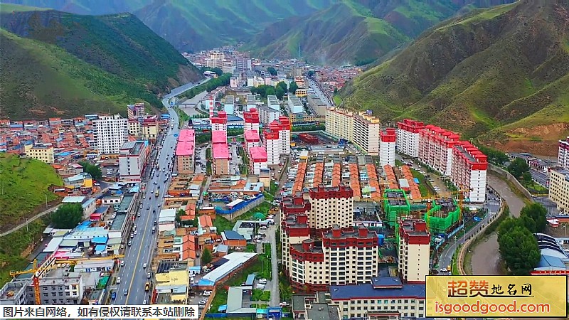 夏河县地标图片