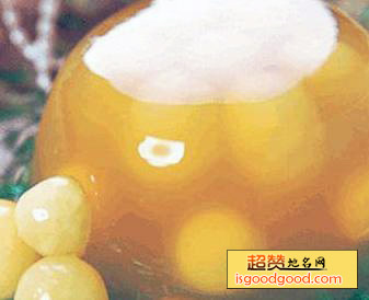 奶油菠萝冻特产照片