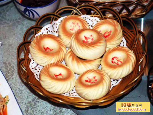 柱顶石馍特产照片