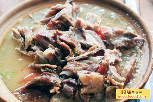 腊排骨火锅特产照片