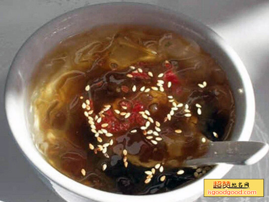 糖醋芝麻冰凉粉特产照片