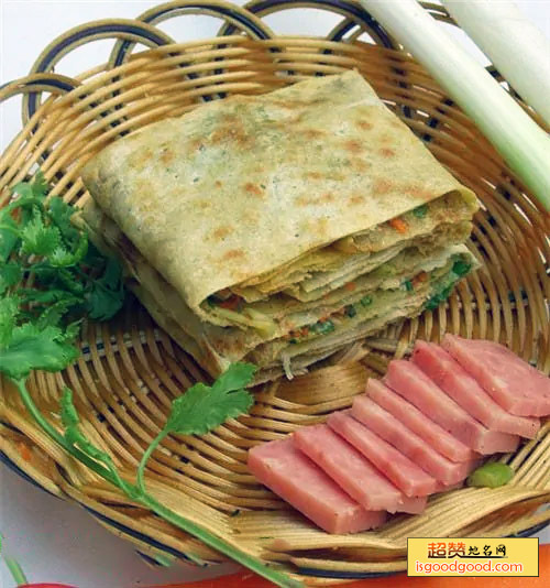 枣庄菜煎饼特产照片