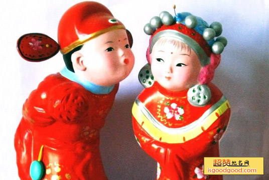 泥人张彩塑特产照片