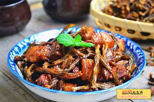 干豆角烧肉特产照片