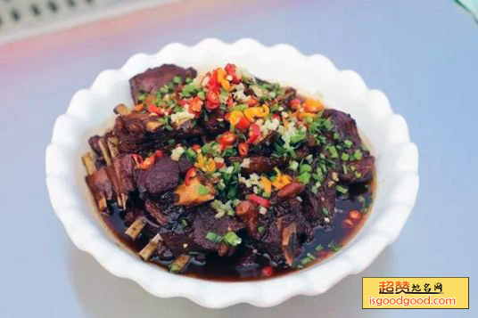 练市红烧酱羊肉特产照片