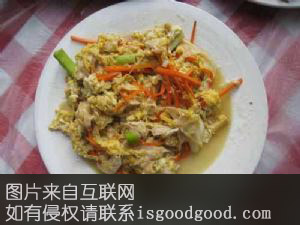 杜鹃花炒蛋特产照片