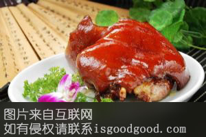 卤猪肉夹锅盔特产照片