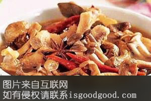 笨鸡炖尖蘑特产照片