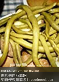 白煮土豆四季豆特产照片