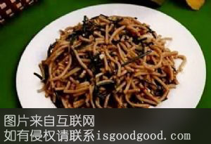 荞面搅团特产照片