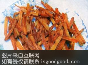 脆香炸沙虫特产照片
