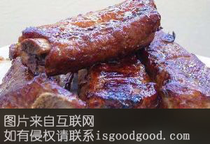 风味烤排骨特产照片