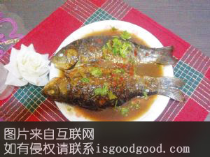 油爆鲫鱼卷特产照片