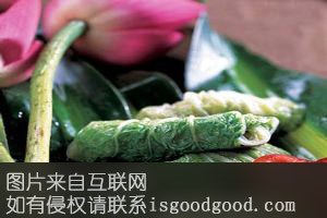 荷花菜卷特产照片