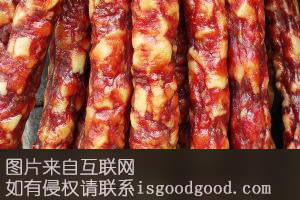 蒜香香肠特产照片